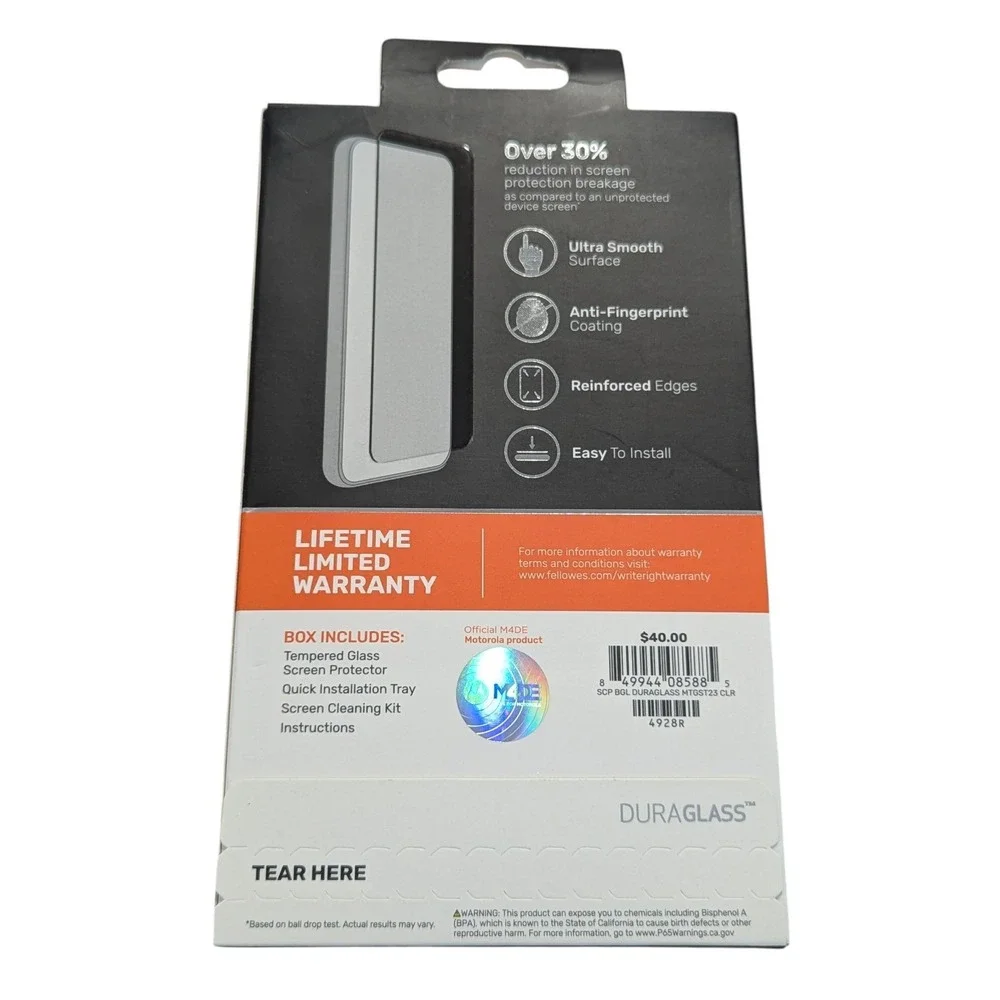 Mm7N N Duraglass Tempered Glass Screen Protector for Moto G Stylus‎ (2023)